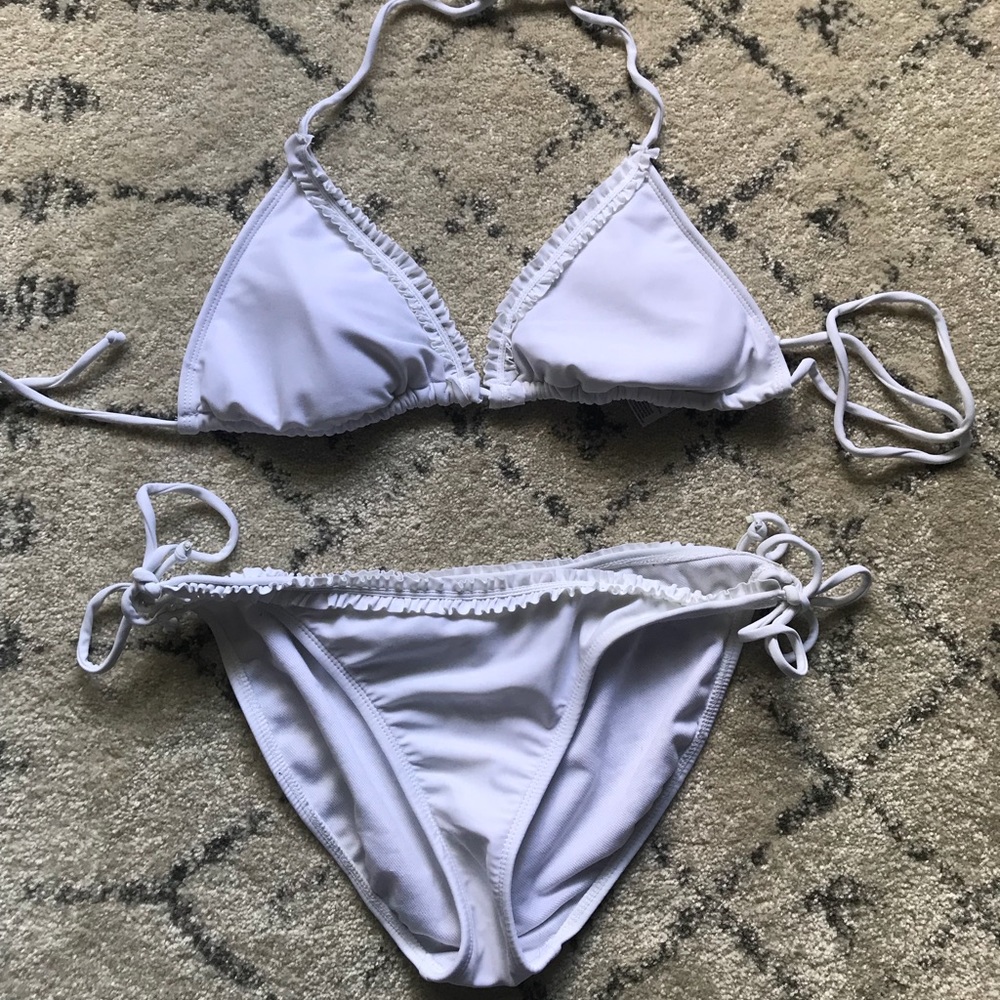 White bikini